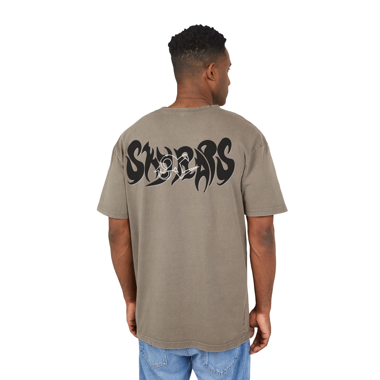 Men's Acid Washed Heavy Oversize Tee