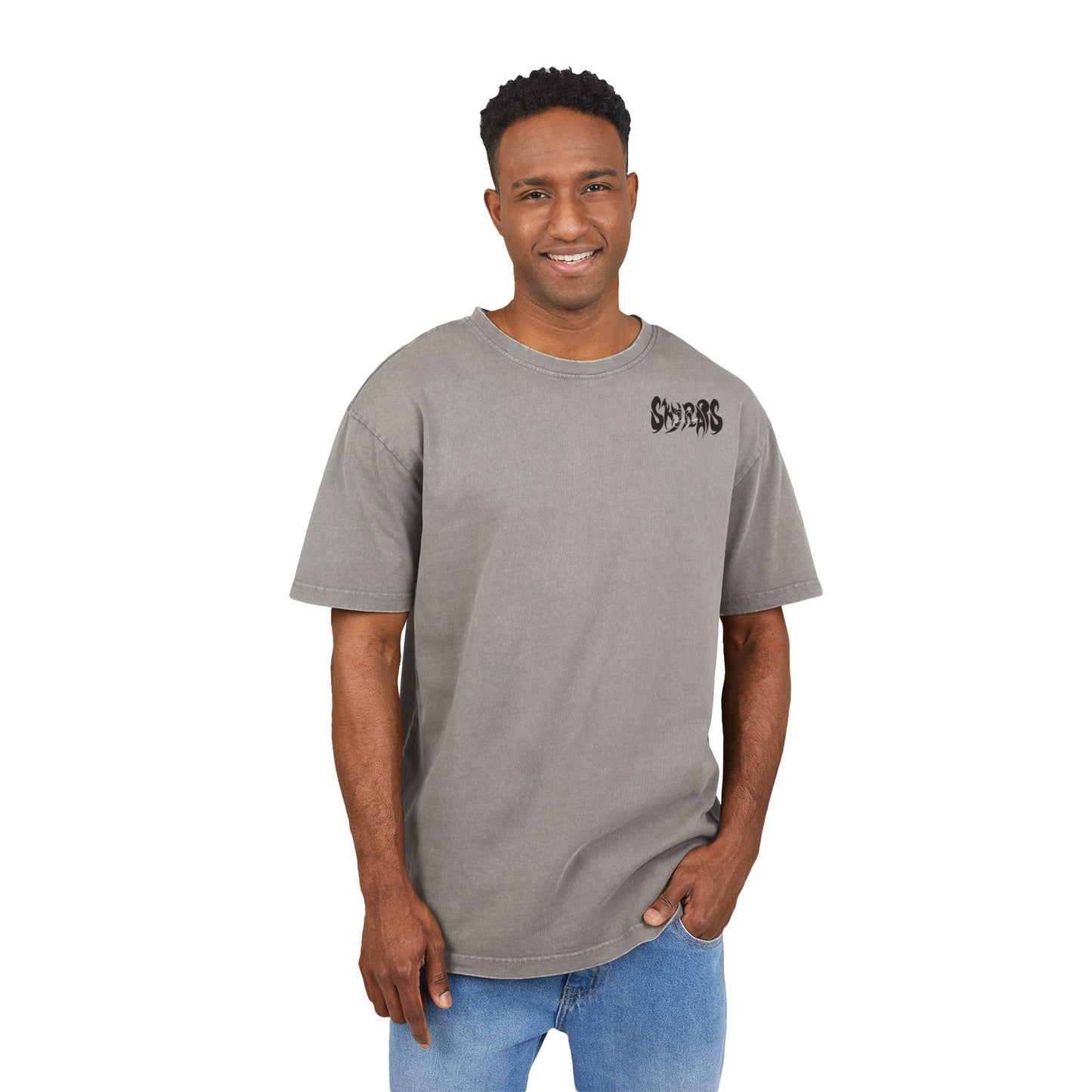 Men's Acid Washed Heavy Oversize Tee