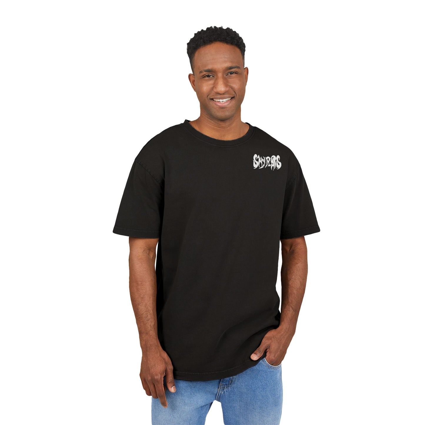 Men's Acid Washed Heavy Oversize Tee